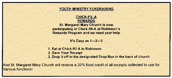 Youth Ministry Fundraising